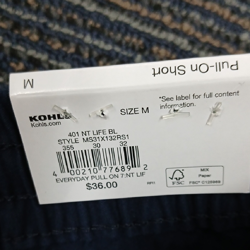 NWT Sonoma Good For Life Everyday pull-on Shorts. Size Med - Picture 4 of 5